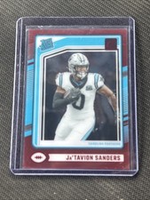 2024 Panini Clearly Donruss - Ja'Tavion Sanders Rated Rookie (RC) - Red /99
