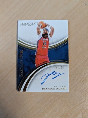 Brandon Ingram 2024 Panini Immaculate Ink Auto 42/75