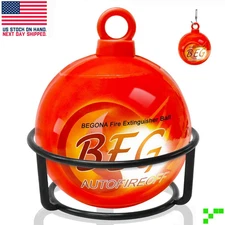 BEGONA Automatic Fire Suppressant Ball Extinguisher w/ Stand/Mounting 0.5 kg