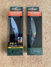 NORIES LAYDOWN MINNOW DEEP JUST WAKASAGI SUSPEND 2 Color Set Takumi Ito