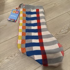 LEGO x Target Collection 20" Color Block Stripe Knit Holiday Christmas Stocking