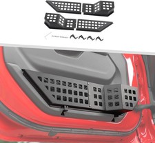 4PCS Metal Front Door Pockets Organizer Storage Box Jeep Wrangler JL JLU 4XE 201