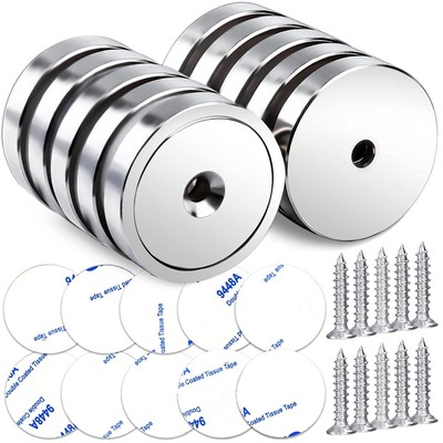 Neodymium Cup Magnets110LBS Holding Force Strong Rare Earth Magnets w...