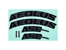 Bontrager Aeolus Elite 35V set decalcomanie cerchi taglia unica nero