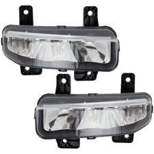 Pair Set Of 2 Fog Lights Driving Lamps Front Driver Passenger Side Left Right