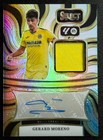 Gerard Moreno 2024-25 Panini Select La Liga Patch Auto Silver Prizm #AM-GMO