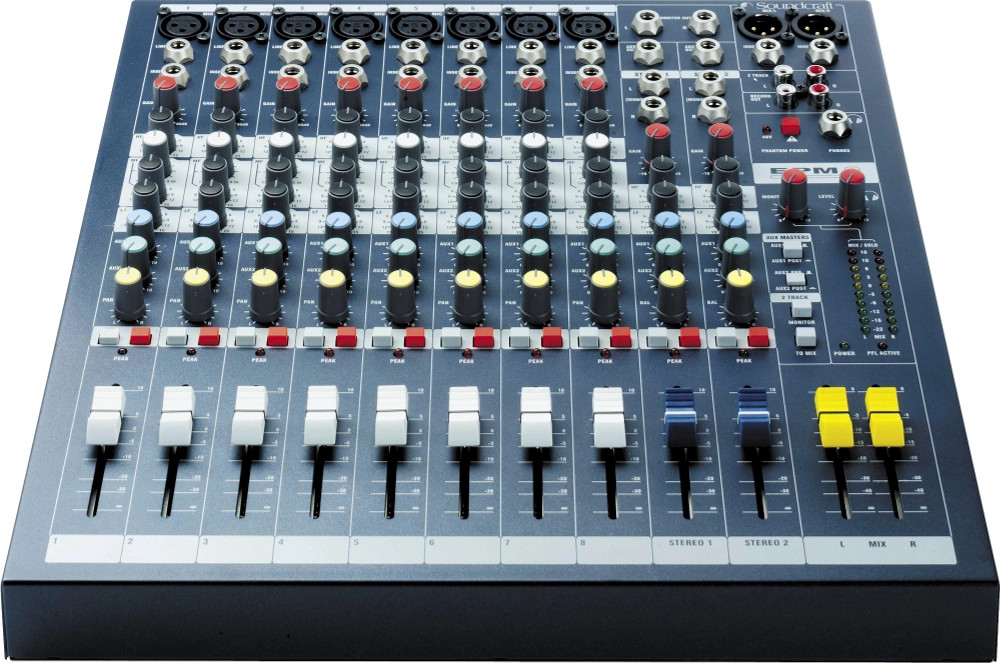 Soundcraft EPM 8 ミキサー/Road Readyケース付き ベストセラー 商品ホビー・楽器・アート - Soundcraft EPM 8