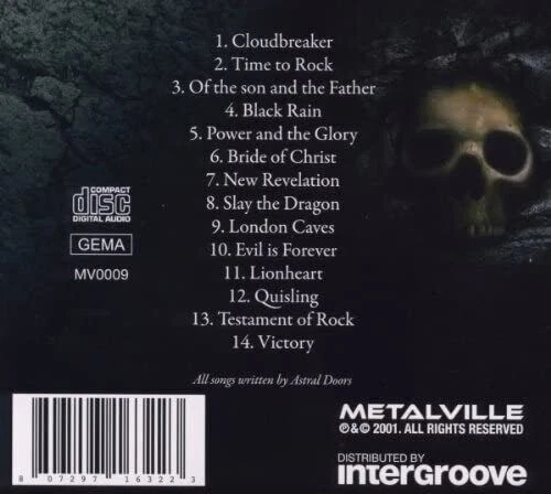 ASTRAL DOORS - Testament Of Rock the best of Digipack CD Power Metal NEU NEW - Bild 2 von 2