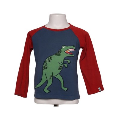 Lilly + Sid, Langarmshirt, Größe: 110, Blau/Rot/Grün, Baumwolle, Sonstiges #6T7