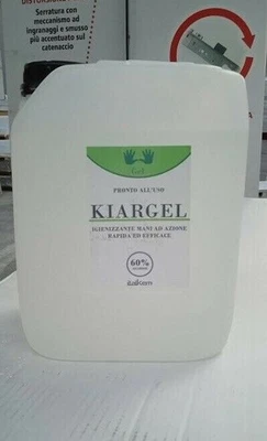 ITALKEM IGIENIZZANTE MANI PRONTO ALL'USO TANICA 5 LITRI GEL 5L