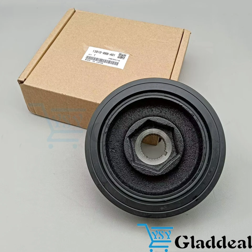NEW Fit For Honda Acura 06-11 Civic 02-06 RSX Crankshaft Pulley 13810-RRB-A01 - Image 3 of 4