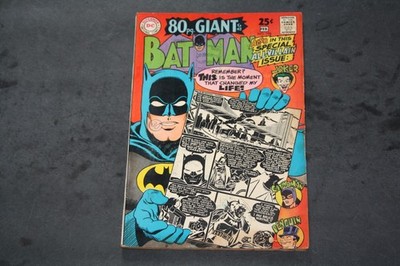 Batman #198 - US DC (Detective Comics) 1968 - 80 Pages Giant - Origin Of Batman!