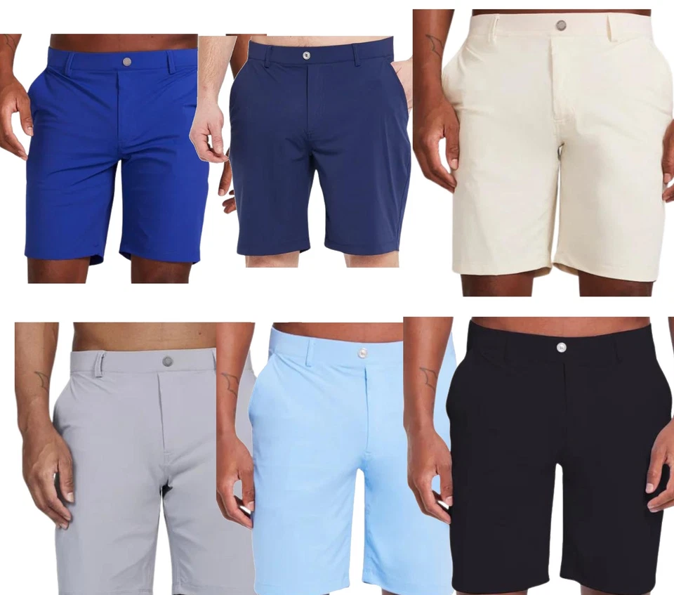 Redvanly Mens Hanover Pull-On Golf Shorts 9" - New - Image 1 of 1
