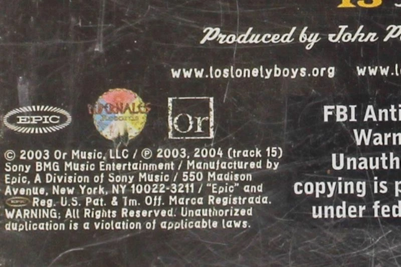 Los Lonely Boys CD 2003 Or Music Pre-Owned Untested Sold As Is Foto 4 de 4