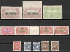 COTE des SOMALIS 1894/1948 - 12 Timbres NEUFS** MNH Cote 253,00€