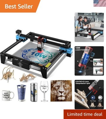 TTS-55 Pro 10000mW High Precision Laser Engraver - Effortless Cutting & Detail