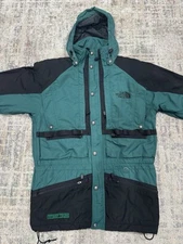 Men’s Vintage The North Face Steep Tech Jacket Size Large - Gore Tex 1990s Green