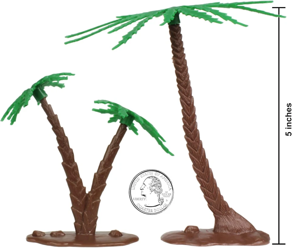 BMC Classic Marx palmeiras e samambaias da selva - 16 peças acessórios de plástico para brinquedos - Imagem 2 de 4