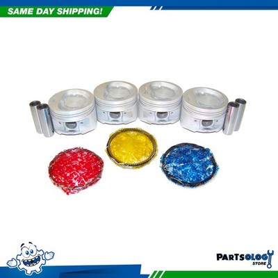 DNJ PRK937 Piston and Ring Kit For 86-89 Toyota Van 2.2L L4 OHV 8V 4YEC