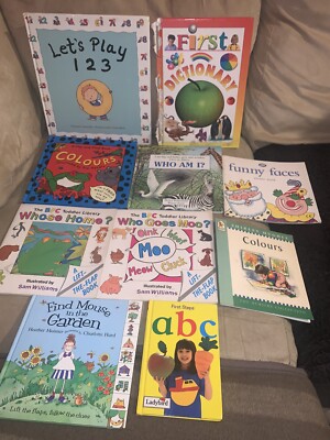 KIDS TODDLERS  LEARNING NUMBERS  COLOURS STORY BOOK BUNDLE
