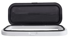 Marine Boat Waterproof Splash Guard in White For Kenwood KMR-D375BT Receiver