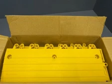Lot of 10 ErgoDeck Mat Ramp Yellow 7/8" x 6" x 18"