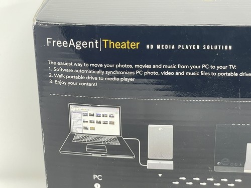 Seagate FreeAgent Theater mit 500GB HD Media Player PC Stream TV ST905004CEA1E1-RK - Bild 10 von 16