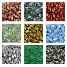 Rutkovsky 111-95001 Twist Pressed Beads Czech Glass 12mm 16mm Sizes 10g 20g Pack