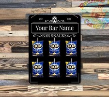 Personalised Metal Bar Snack Holder - Perfect for Home Bars and Gifts