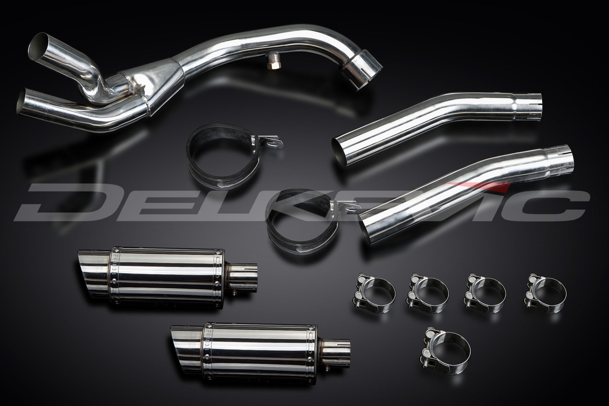 YAMAHA YZF-R1 4C8 2007-08 200mm ROUND SILENCER STAINLESS SILENCER