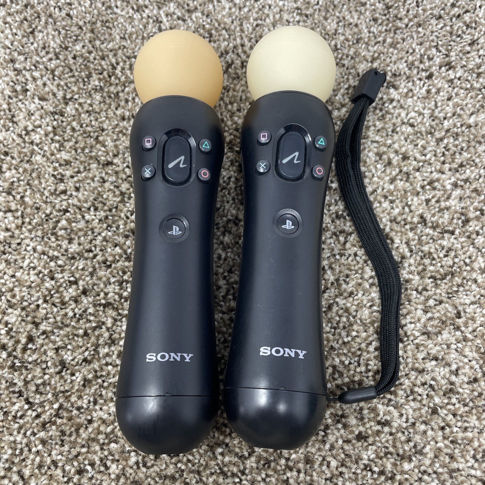 Sony PlayStation Move Motion Controller Lot Of 2 (CECHZCM1U) PS3 PS4