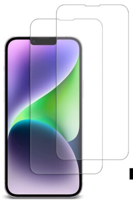 Für Apple iPhone 12 Pro Max (6.7) Hartglas Displayschutzfolie (2er Pack)