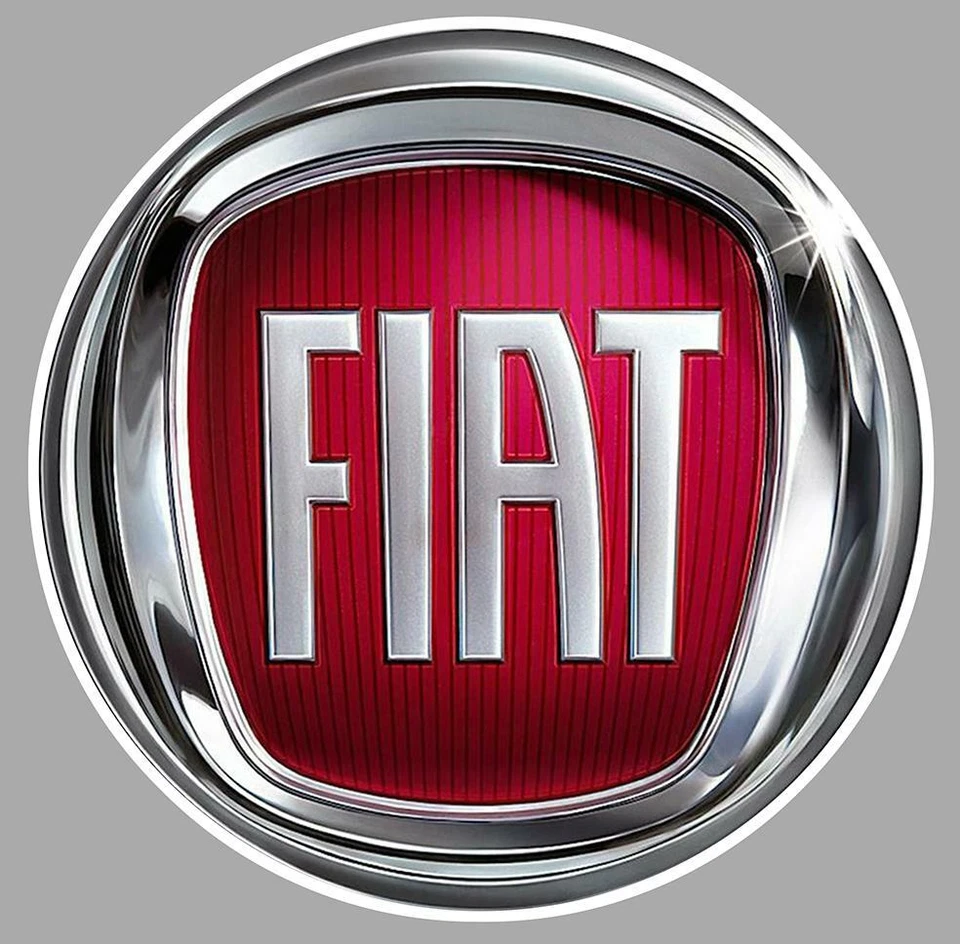 FIAT Sticker vinyle laminé ( optical illusion, sham reflet )