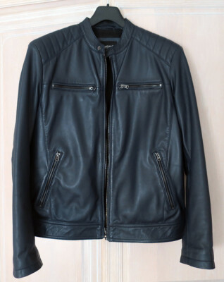 Veste cuir doublée Forestland pour homme, gris, taille XL (50)  7426807700623