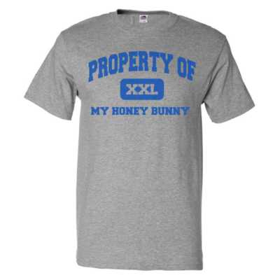 Property of My Honey Bunny T shirt Funny Tee