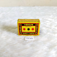 Vintage Venus Sicherheit Streichh&ouml;lzer Werbe Dose Matchbox Arm Sammlerst&uuml;ck TN47