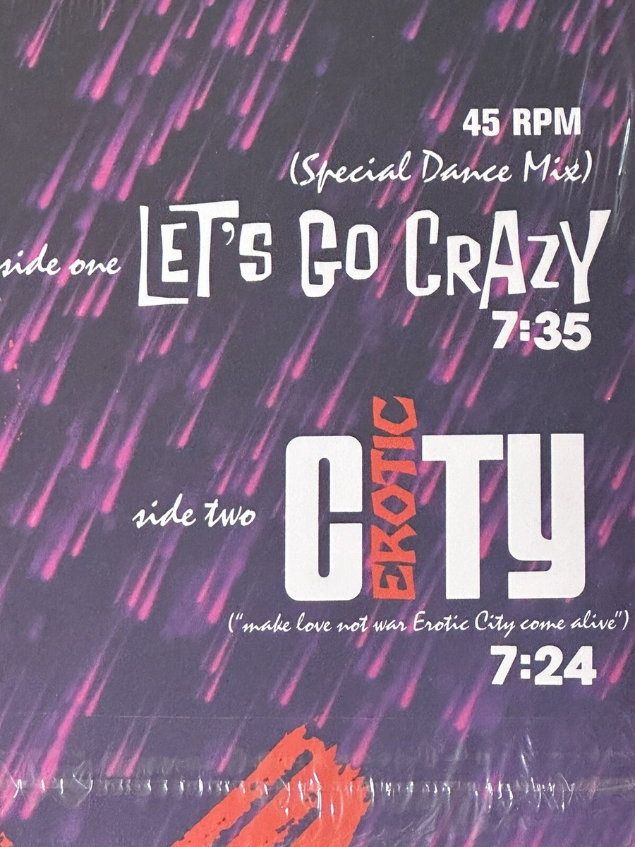 PRINCE and the REVOLUTION- LET'S GO CRAZY 1984 US SEALED 12” VINYL