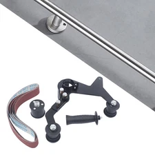 For 5/8-11 Thread Angle Grinder Belt Sander Attachment Sanding Adapter Kit USA