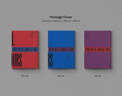 ASTRO 2nd Album All Yours 3SET CD+Book+2p Card+Post+Message+Poster 