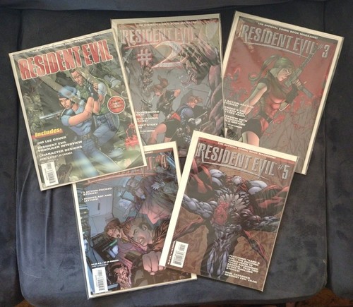 Official Wildstorm Comic Book Set Resident Evil Lot Vol # 1-5 Excellent 8.0+