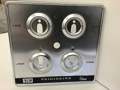 VINTAGE STOVE PARTS Frigidaire Cooktop Control Panel Trim VINTAGE STOVE PARTS Frigidaire Cooktop Control Panel Trim