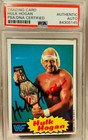🔥 1985 TOPPS HULK HOGAN WWF WRESTLING SIGNED Rookie CARD #16 AUTO PSA/DNA RC