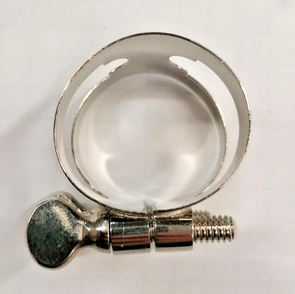 Legatura in Metallo per Clarinetto Sib Clarinet BB a Doppia Vite Fascetta - Immagine 4 di 4
