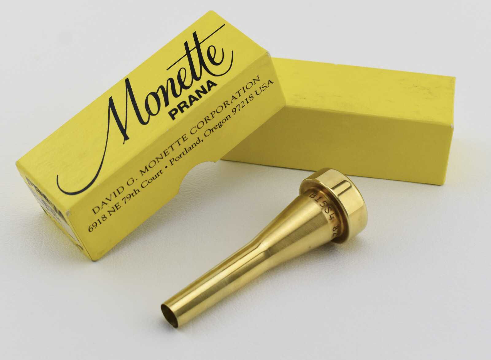 Monette Prana B15S4 82 LT Slap Cup Satin Gold Professional Trumpet 