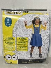 Despicable Me Minions Movie Minion Female Child Costume Bob Size Small 4-6X 