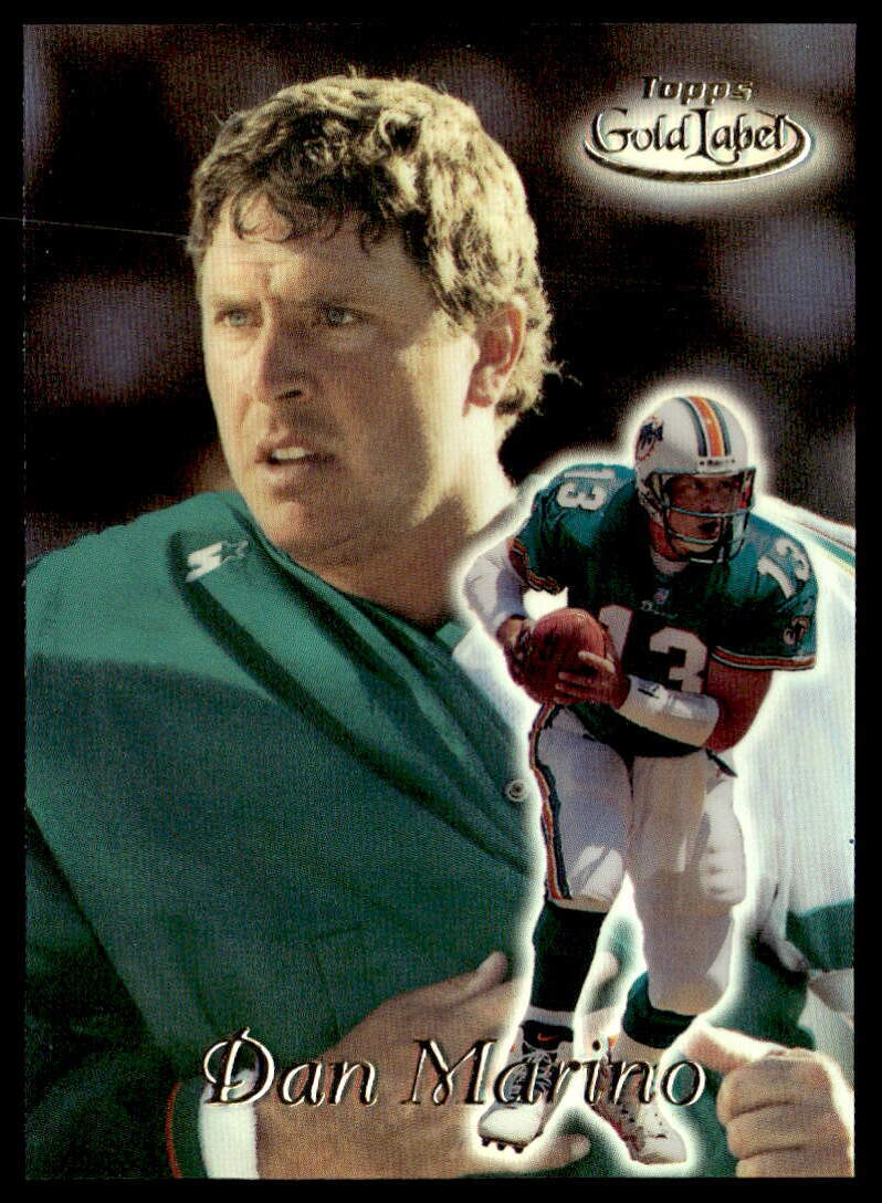 1999 Topps Gold Label #40 Dan Marino FOOTBALL Miami Dolphins | eBay