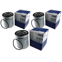 3X Mahle / Knecht Kraftstofffilter KC 384D Fuel Filter