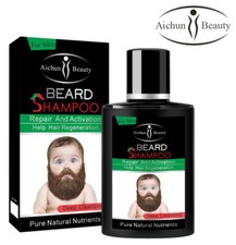 Aichun Beard Shampoo Hair Growth Regeneration Repair Natural Nutrients 100ml