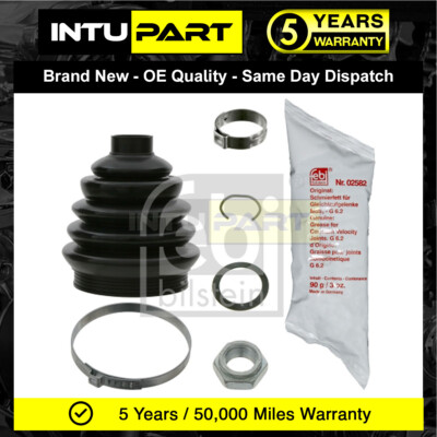 Fits VW Golf Caddy Polo Scirocco Seat Ibiza IntuPart Front CV Joint Boot Set