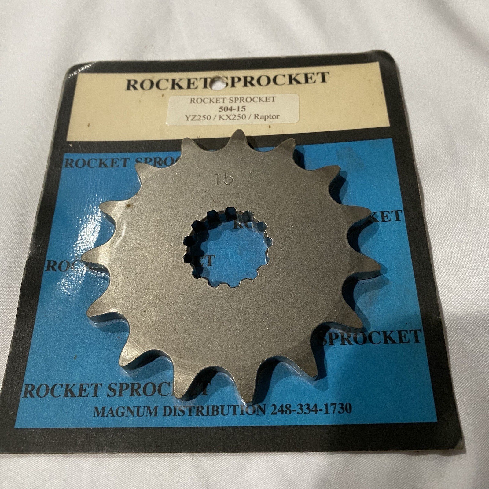 ROCKET SPROCKET#504 504-15 YZ/KX250 99- Raptor 15T sprocket for sale ...